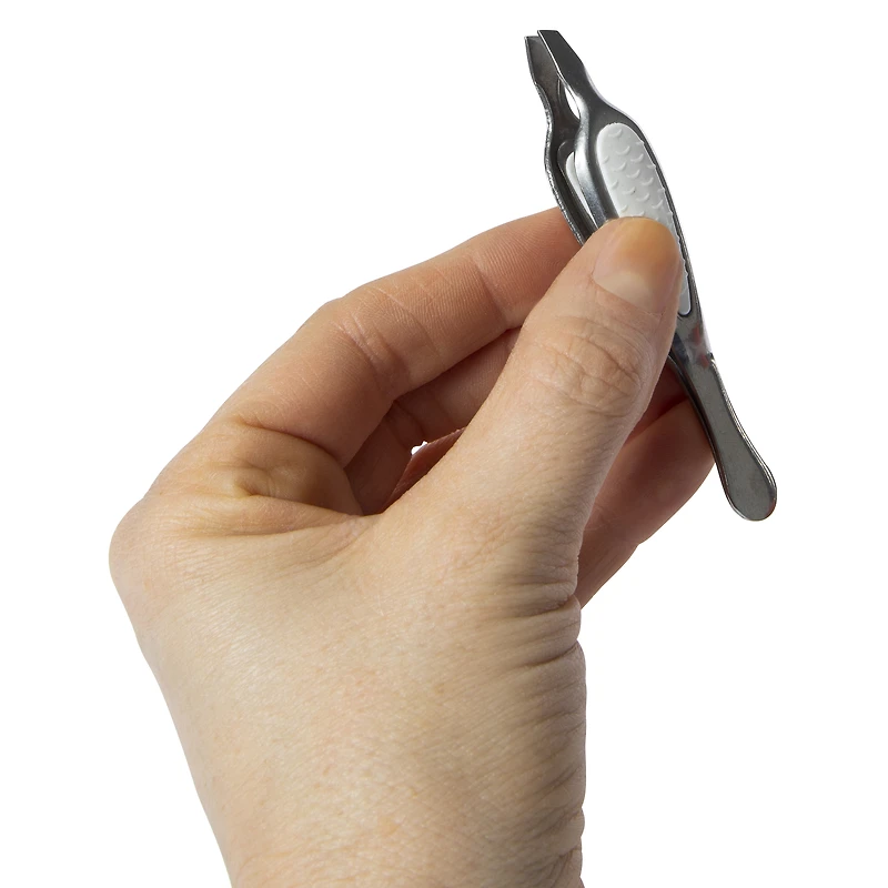 dream cut® comfort grip slant tip tweezer