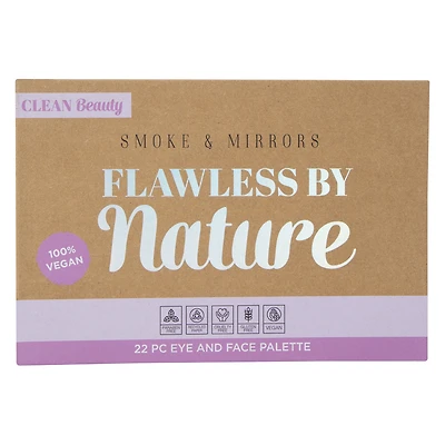 smoke & mirrors clean beauty flawless face & eye palette 22-piece