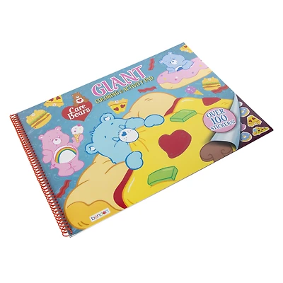 care bears™ giant coloring & activity pad with 100+ stickers, 21.75in