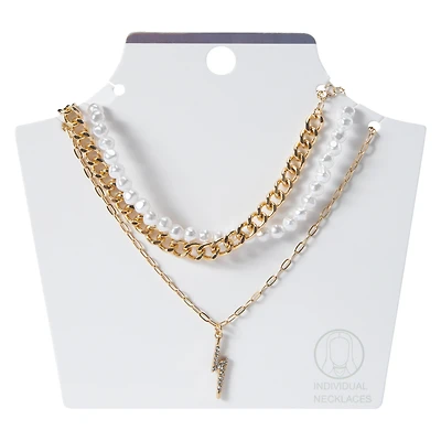 layered necklace set 3-count
