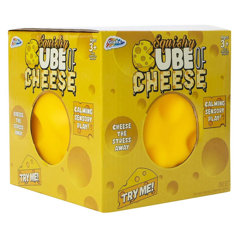 squishy cube of cheese