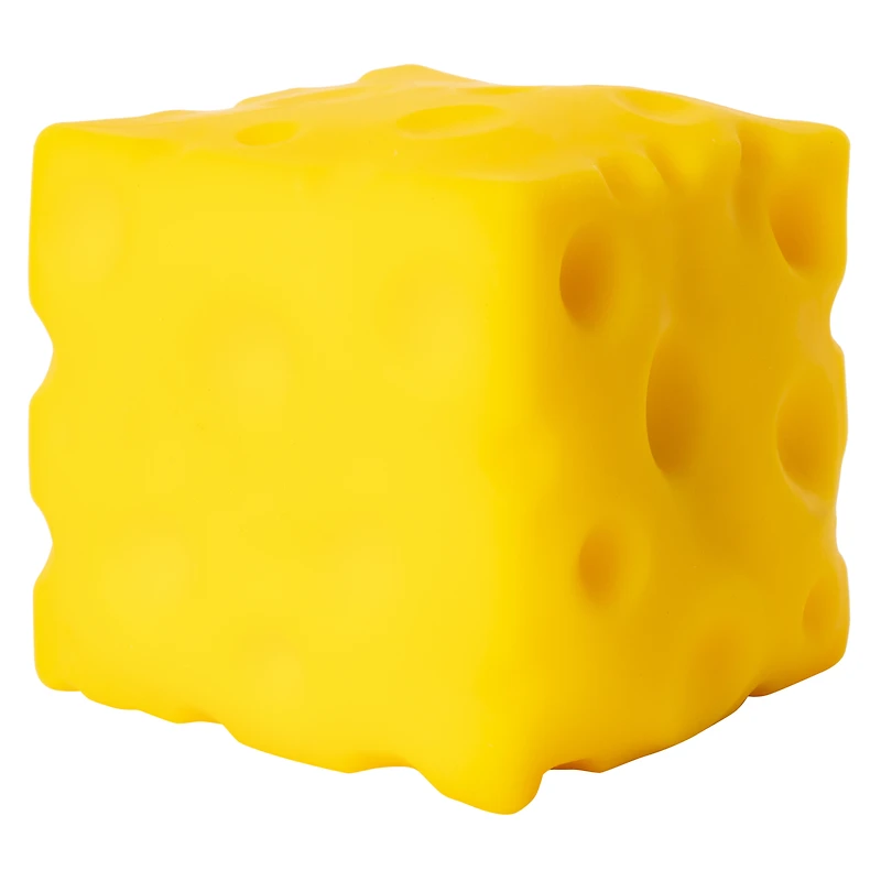 squishy cube of cheese