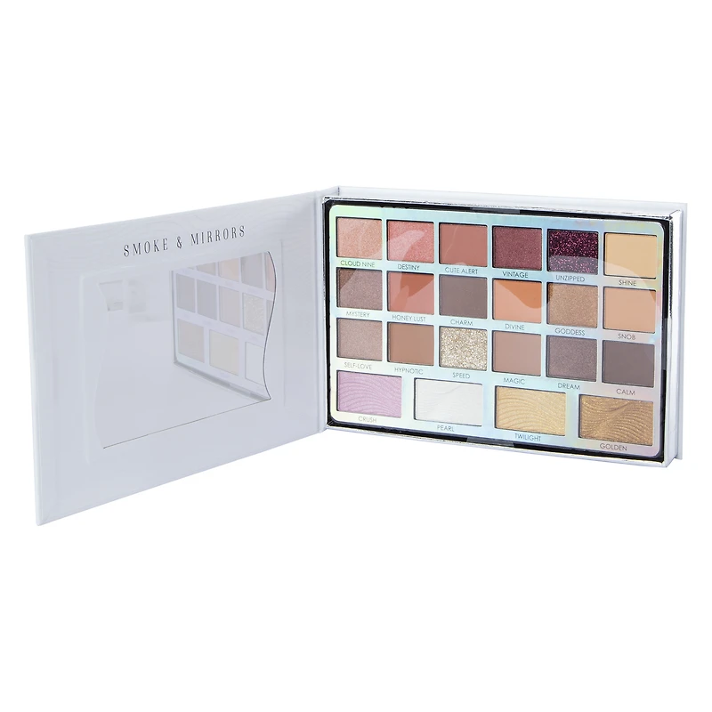smoke & mirrors everyday glam face & eye palette 22-piece