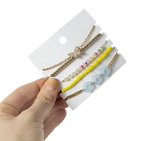 beaded bracelets 5-count