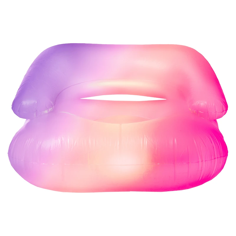 neon-comfort LED inflatable gaming chair 29.5in x 27.6in