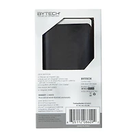 faux leather magnetic phone wallet