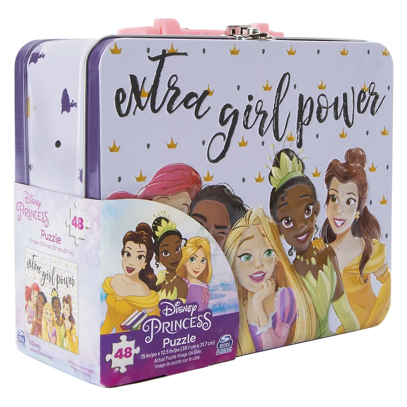 Disney Princess 48-piece puzzle & tin storage box