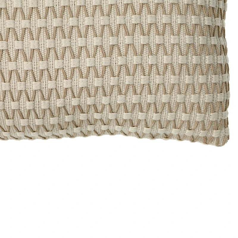 textured bolster pillow 10in x 20in