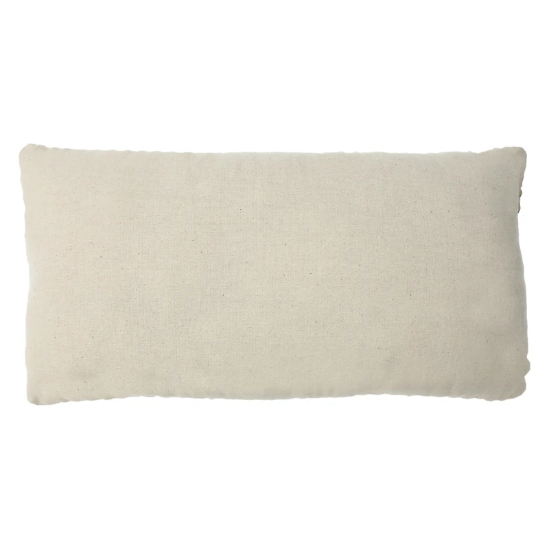 textured bolster pillow 10in x 20in