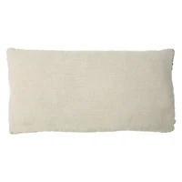 textured bolster pillow 10in x 20in