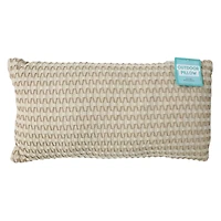 textured bolster pillow 10in x 20in