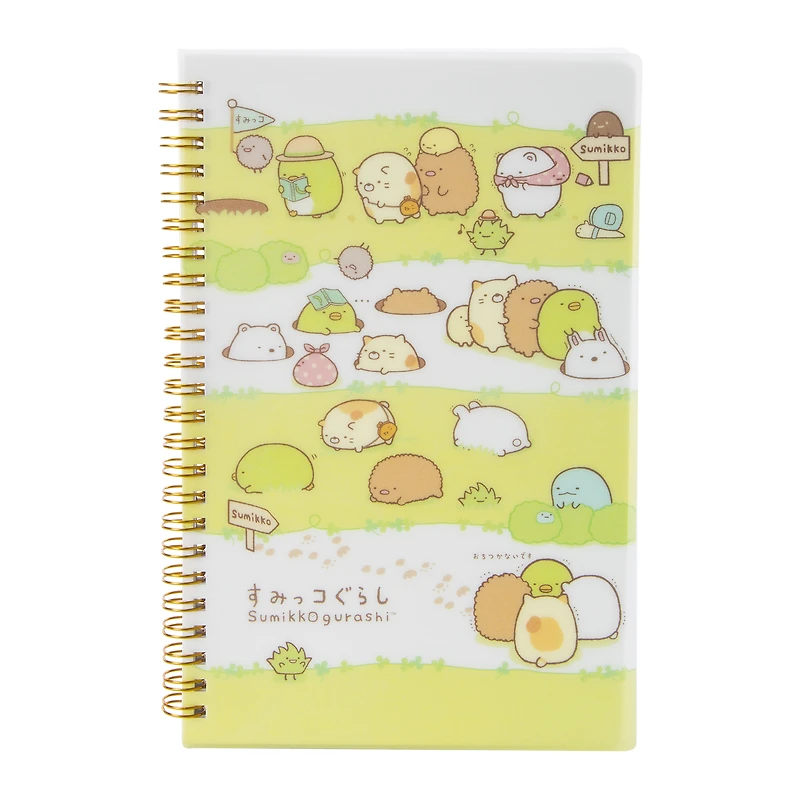 sumikko gurashi™ spiral journal 5.5in x 8.5in