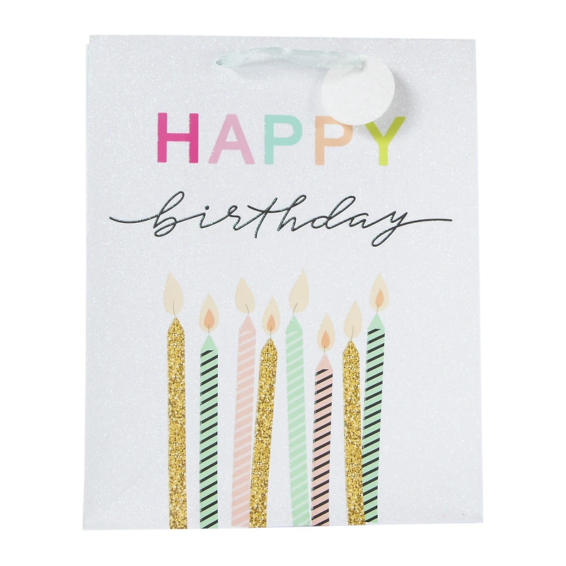 large birthday gift bag 12.75in x 10.3in