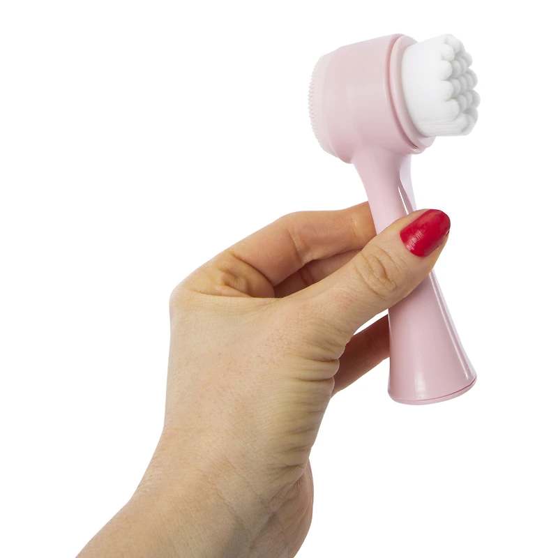 simply beautiful® 2-in-1 facial brush cleanser & exfoliator