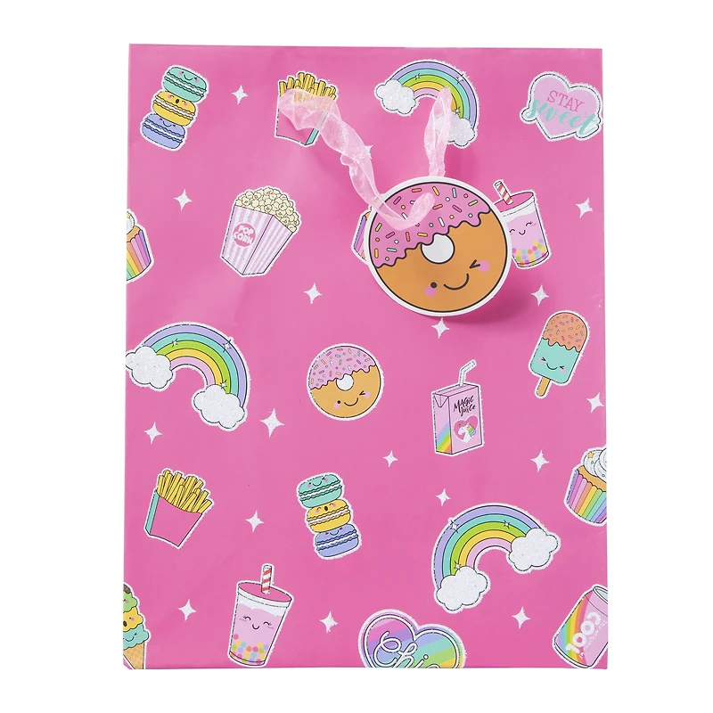 cute icon medium gift bag 8in x 10in
