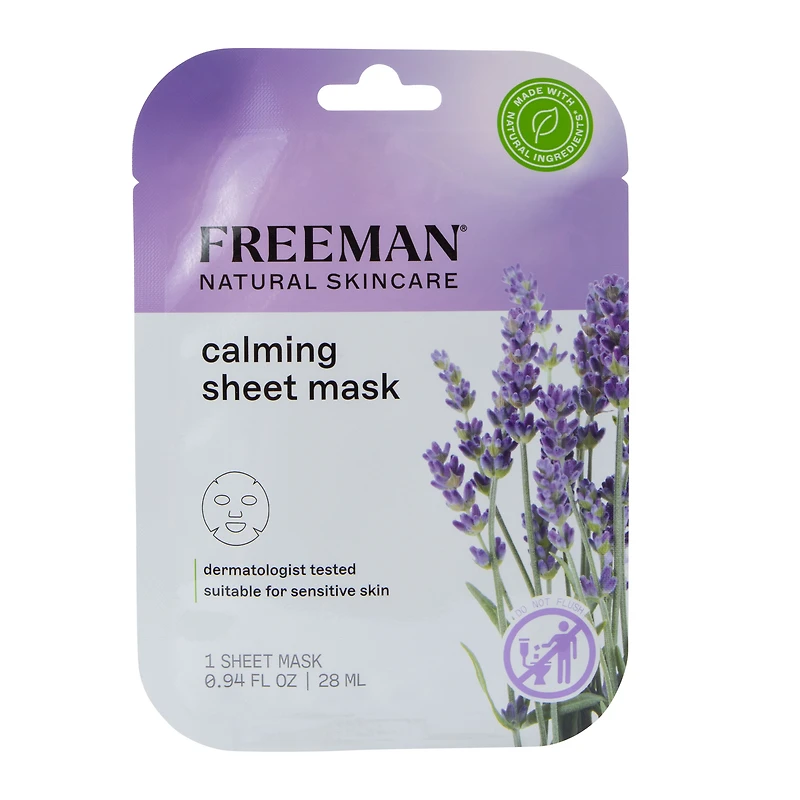 freeman® calming sheet mask