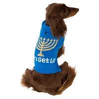 hanukkah pet sweater