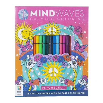 mindwaves calming coloring kit