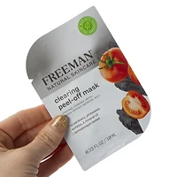 freeman® tomato extract & charcoal clearing peel-off mask 0.33 fl.oz