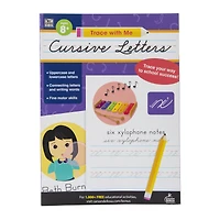 trace with me cursive letters practice