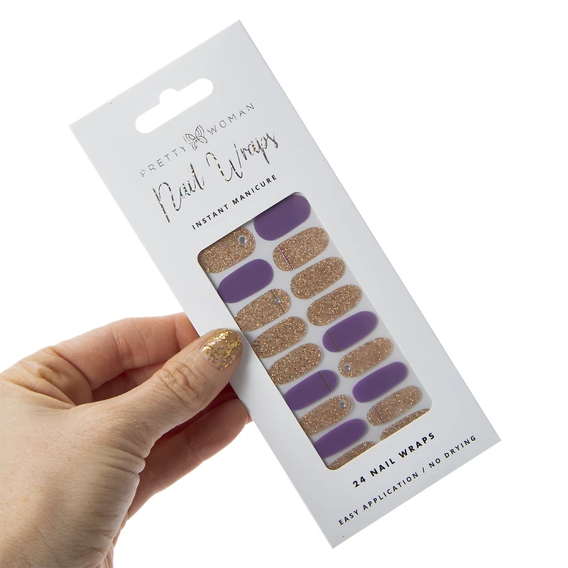pretty woman nail wraps 24-count