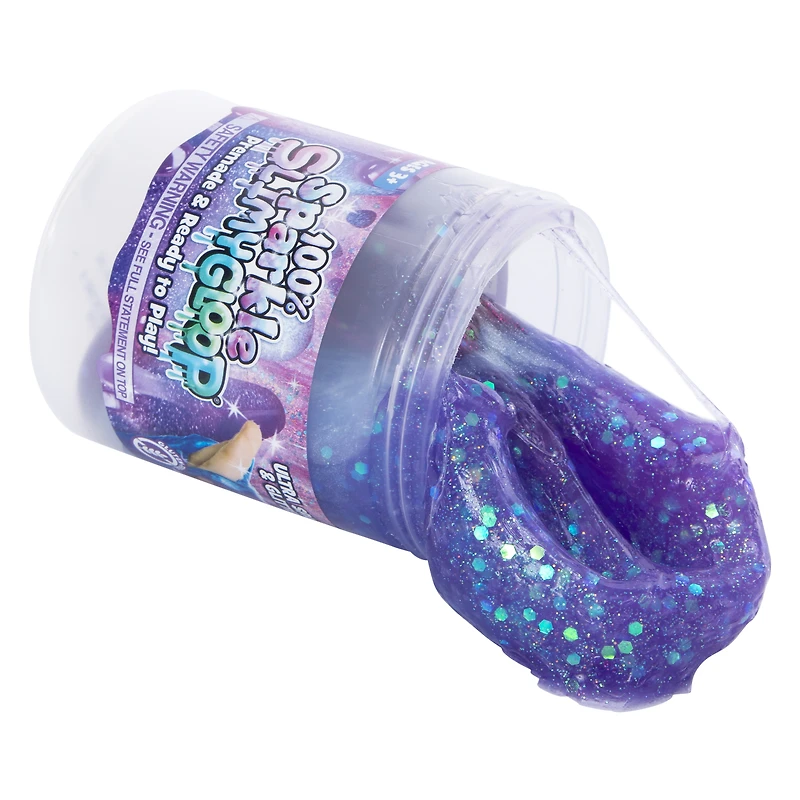 100% sparkle slimygloop® slime 8oz