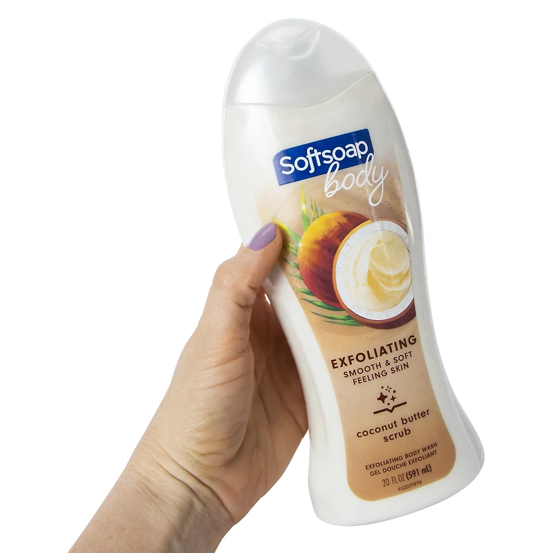 softsoap® body coconut butter exfoliating scrub 20 fl.oz