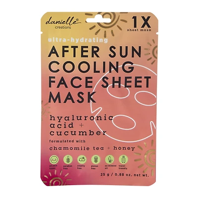 danielle creations® watermelon face sheet mask