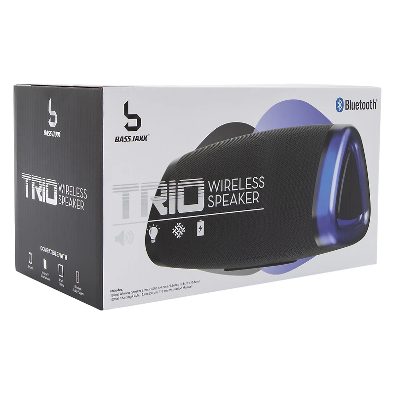 LED trio wireless bluetooth® speaker