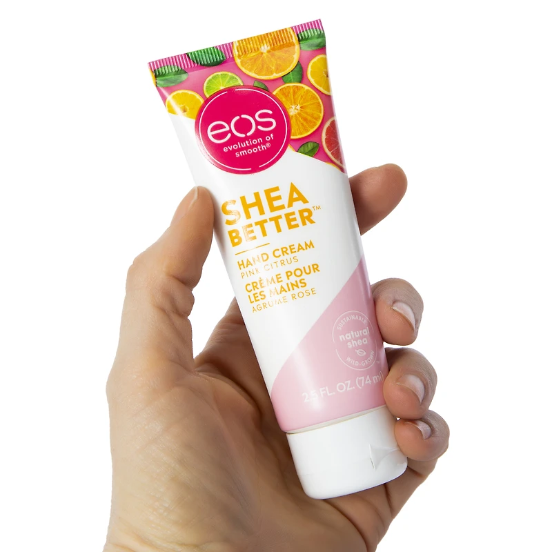eos® shea better™ pink citrus hand cream 2.5 fl.oz