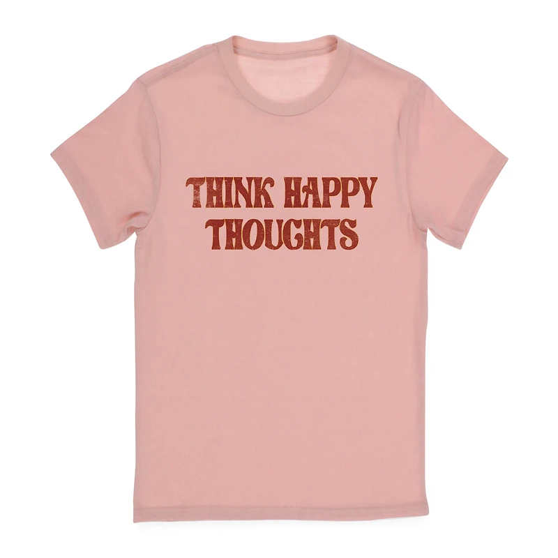 think happy thoughts graphic tee