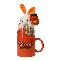 reese's® mug with candy & plush bunny 4-count