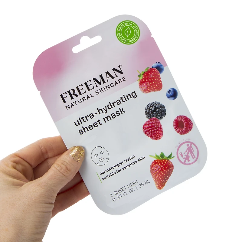 freeman® ultra-hydrating sheet mask