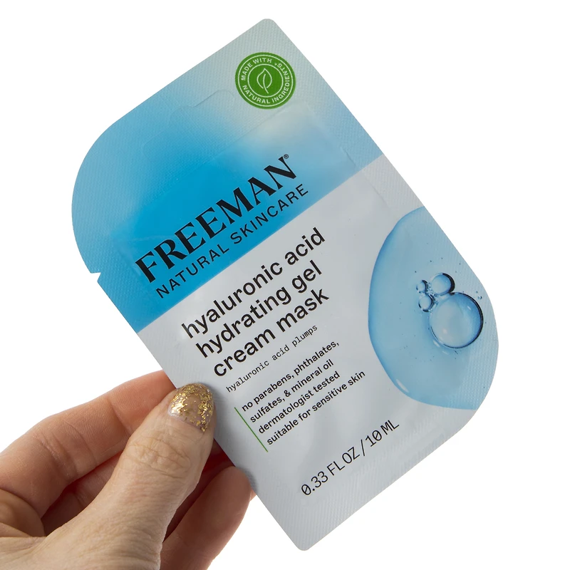 freeman® hyaluronic acid hydrating gel cream mask 0.33 fl.oz