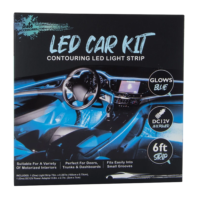 LED car contouring light strip
