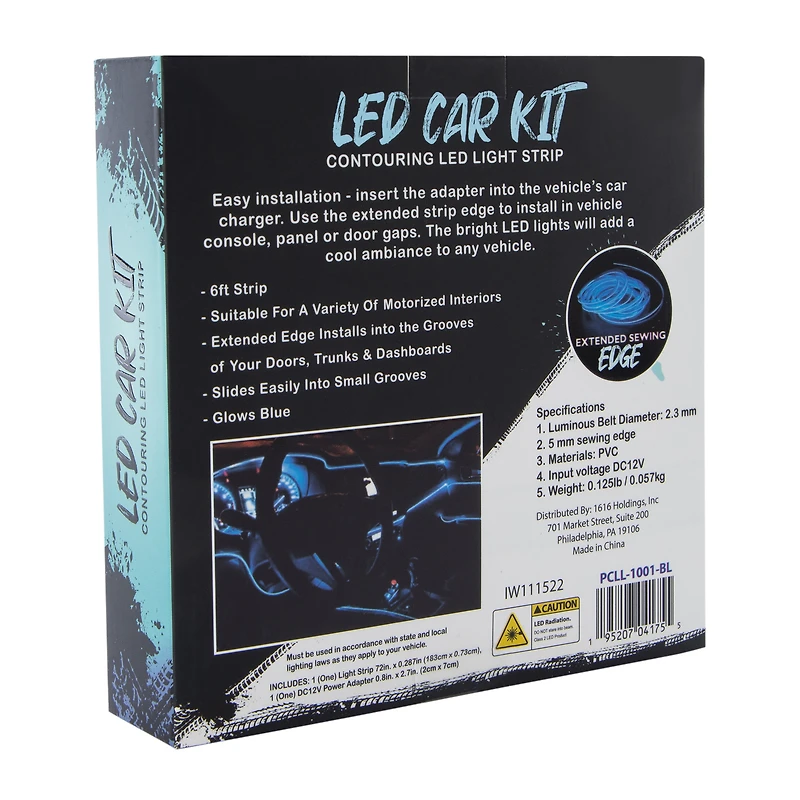 LED car contouring light strip