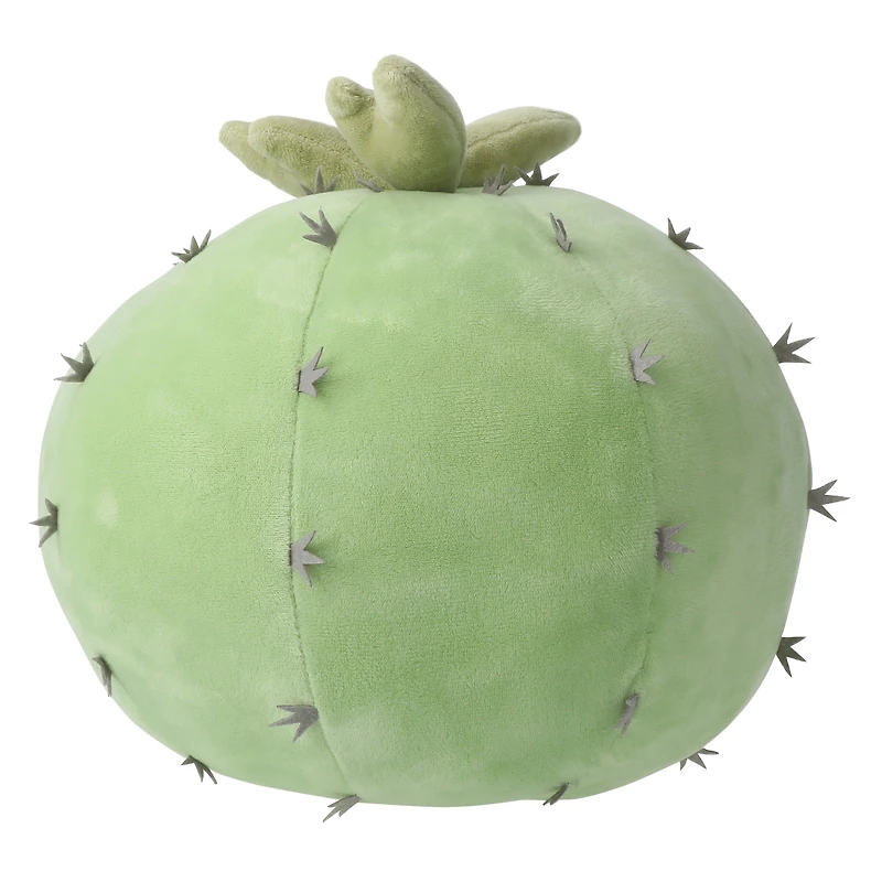 cactus shaped plush throw pillow 12in