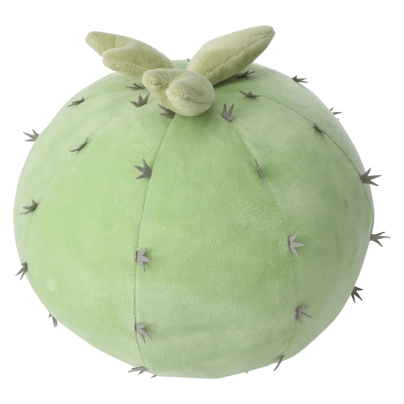 cactus shaped plush throw pillow 12in