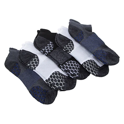 mens low-cut honeycomb socks 5-pack