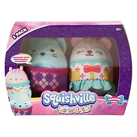 squishville™ by squishmallows™ mini plush fashion 2-pack
