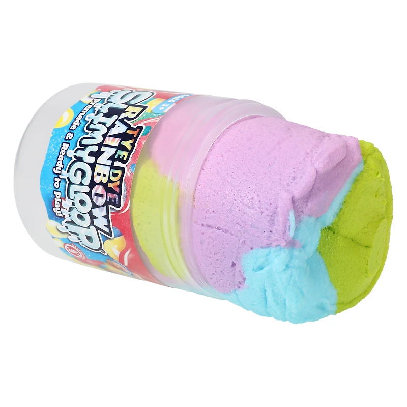 tie dye rainbow slimygloop® slime 8oz