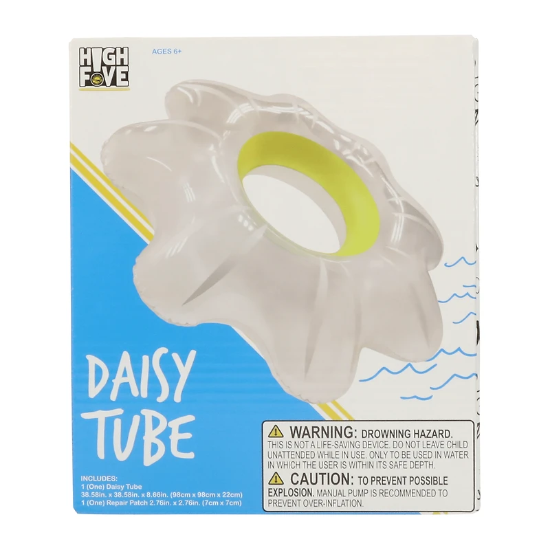 high five® daisy tube pool float 38.58in