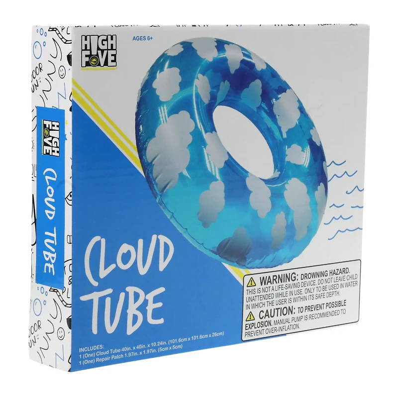 print inner tube pool float 40in
