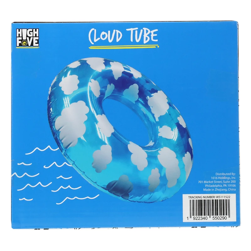 print inner tube pool float 40in