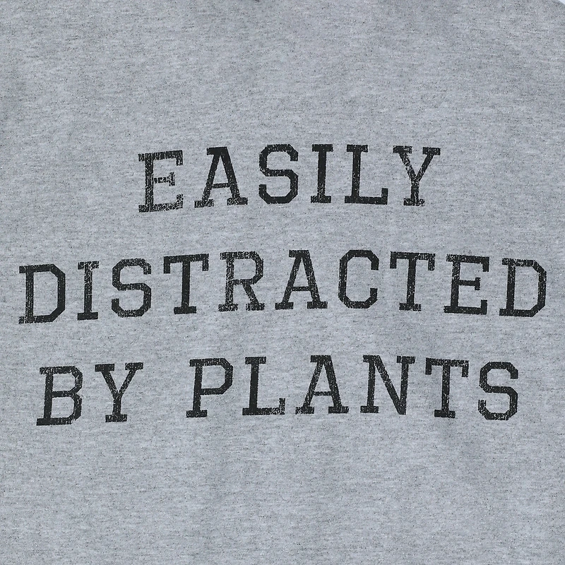 'easily distracted by plants’ graphic tee