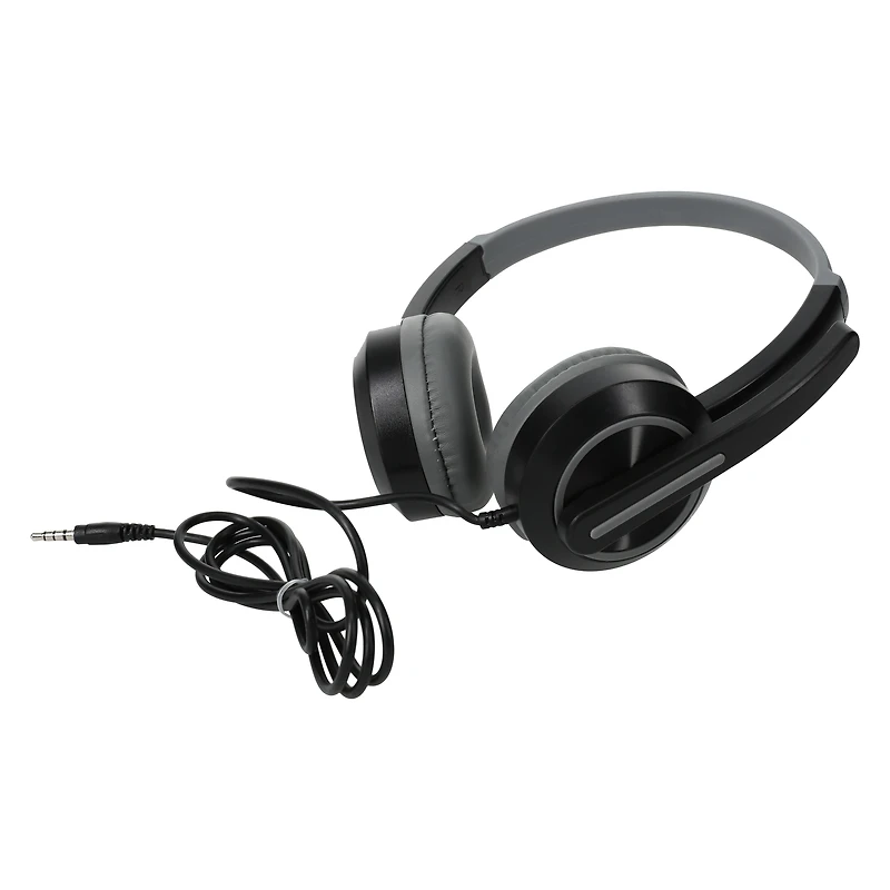 soundbud kid safe wired headphones w. boom mic