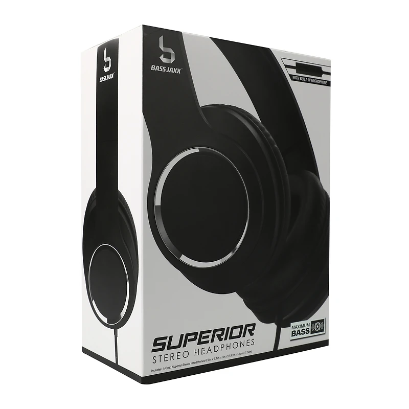Superior Stereo Headphones With Mic