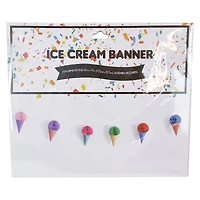 Honeycomb Ice Cream Banner 60in