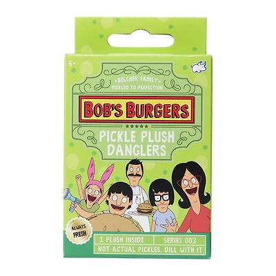 bob's burgers™ series 3 pickle plush danglers blind box