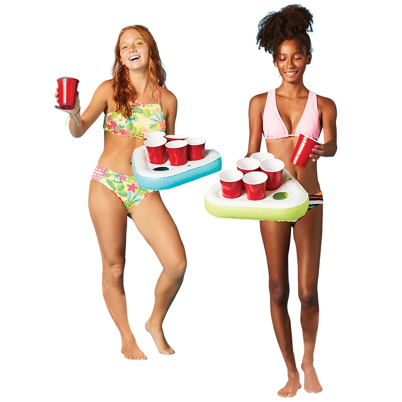 inflatable pool pong game set